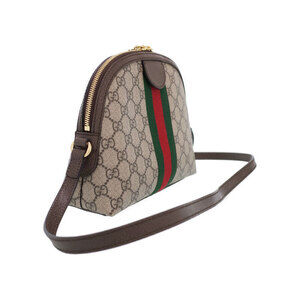 Gucci Brown Beige Ophidia Ebony Bag Supreme Shoulder GG Canvas